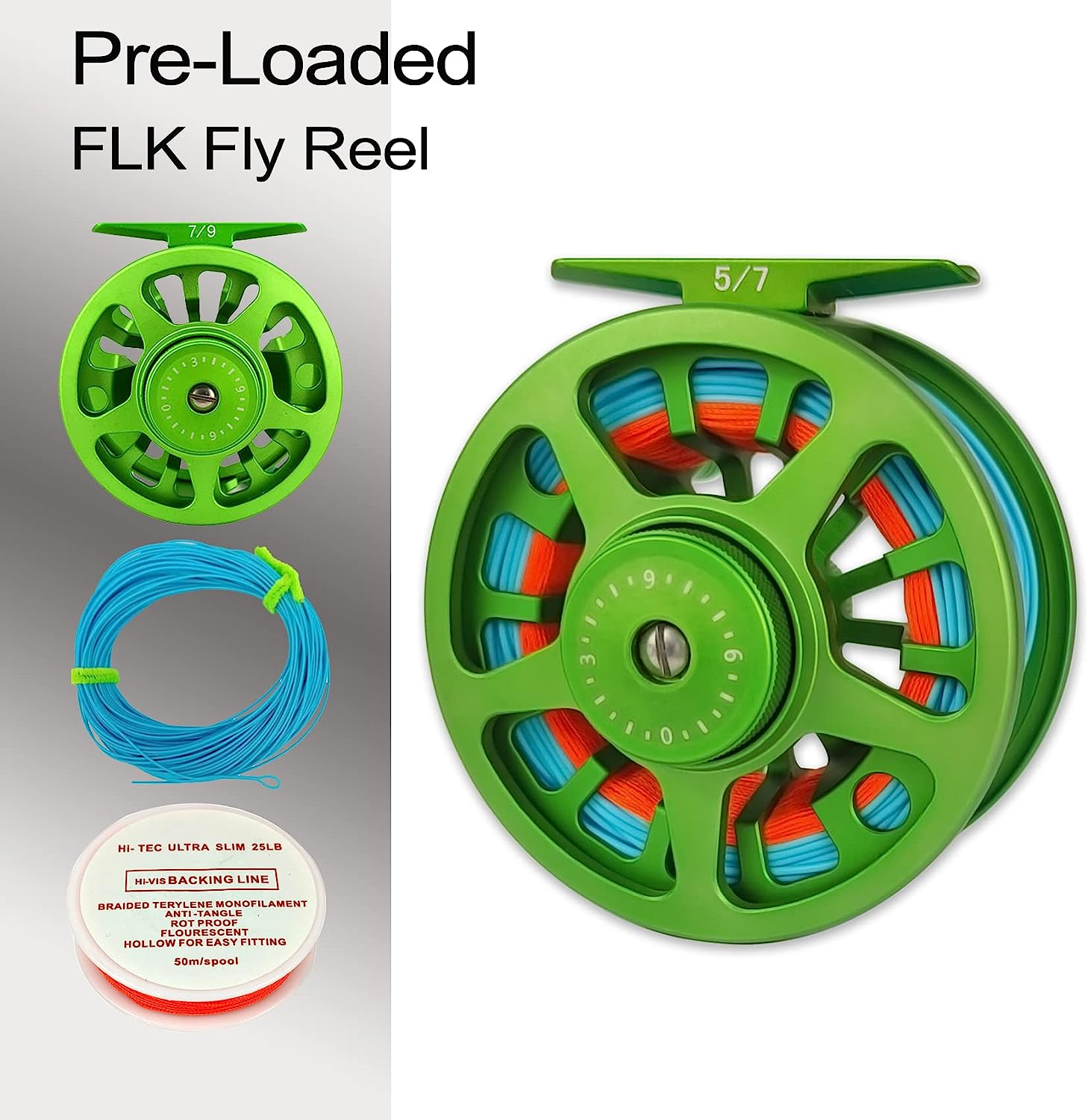 Aventik Fly Fishing Reel 3/4/5/6/7/8/9 Pre-Loaded Fly Reel with Line ...