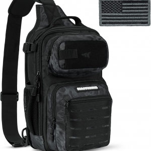 DEILAI Fishing Bag Fishing Tackle Backpack with Rod Holder Waterproof Gear  Sl